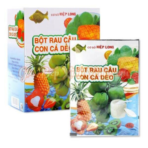 Rau cau con ca deo hiep long jelly